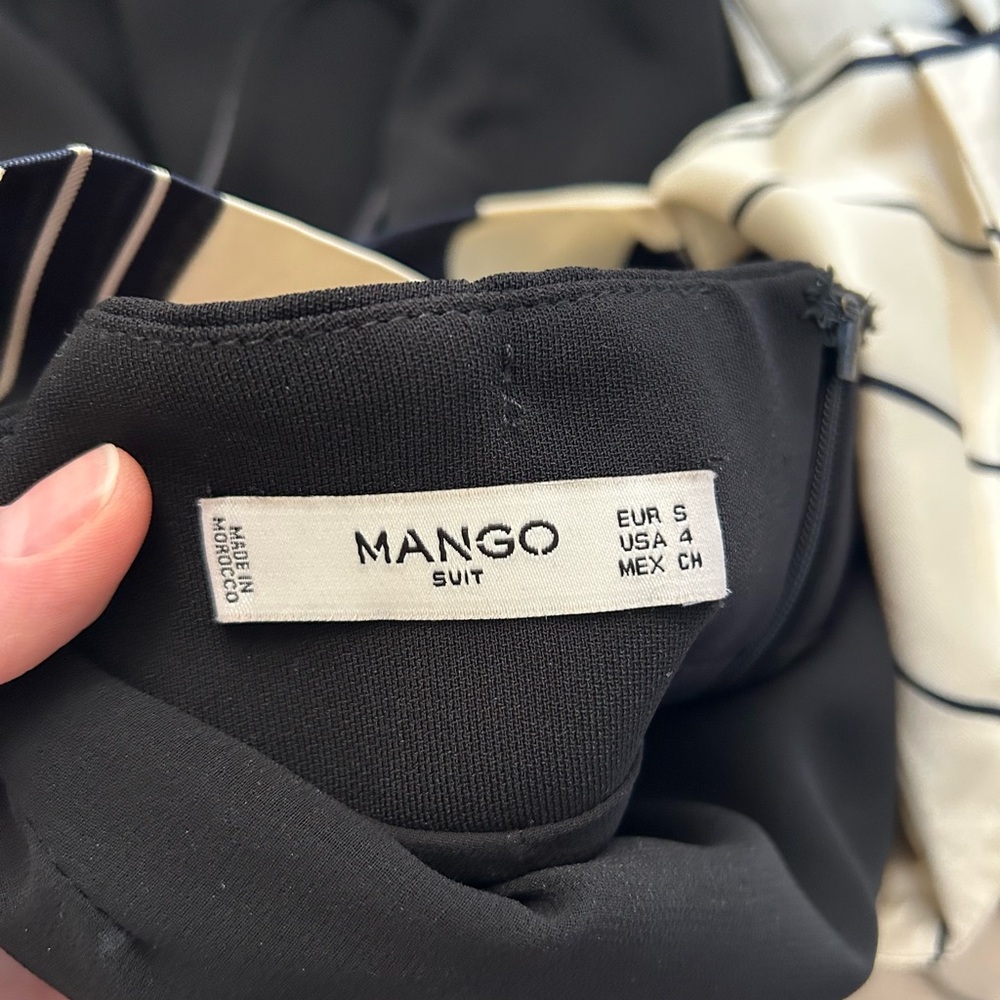 Mango Black Mini Dress | US 4 - Picture 5 of 7